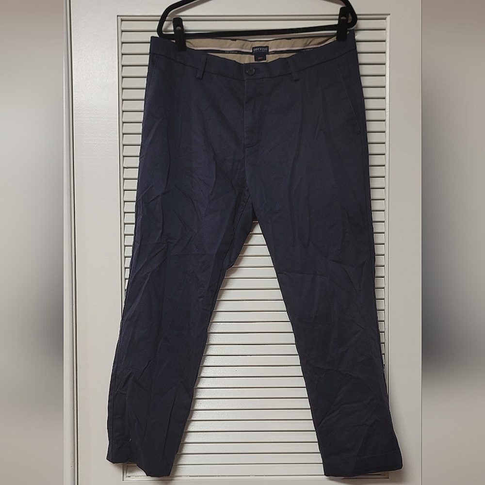 Dockers - Men's Navy Blue Flex Slim Fit Comfort Work Dress Pants